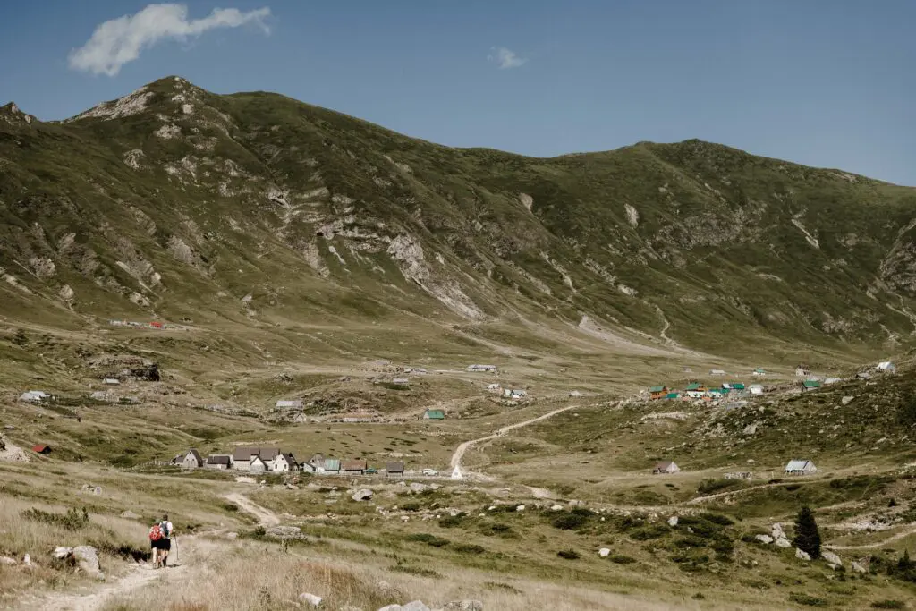 Vue sur Doberdol - Albanië - pics des balkans - Balkan Trail